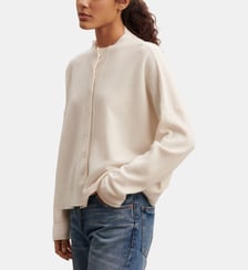 Cardigan ample en coton et cachemire Bompard