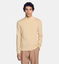 Pull en laine à col cheminée Sandro