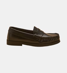 Mocassins en cuir Fille Cyrillus
