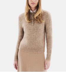 Pull mdona - Motif uni - Coupe ajustée Caroll