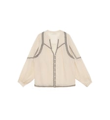 Blouse manches longues col v imprimé ethnique BLANKA La Petite Etoile