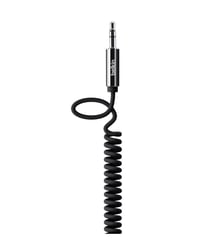 Câble Jack Jack 3.5mm spirale noir - 1M80 Belkin