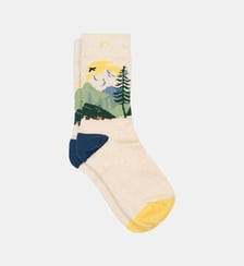 Chaussettes en coton peigné à motifs Billybelt