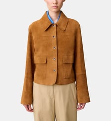 Veste cuir suède Claudie Pierlot