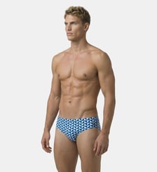 Slip De Bain À Motif Géométrique Ron Dorff