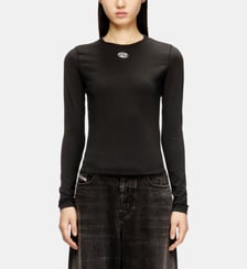 Pull en coton avec logo Oval D Diesel