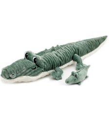 Peluche Croketou le crocodile maman et bébé Déglingos