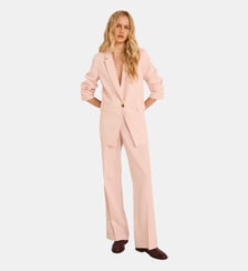 Pantalon Rayé Large En Coton Mélangé Ferguson Maison 123