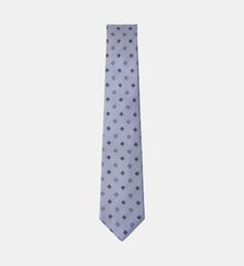 Cravate En Soie À Motif Floral Géométrique Hackett London