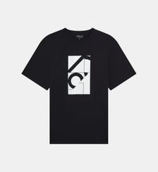 t-shirt en coton sérigraphié Agnès b.