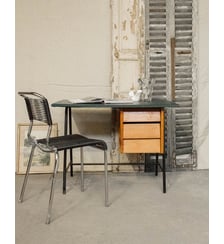 Bureau en bois Yvan N°460- Produit chiné Debongout