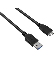 Câble micro USB USB A vers Micro USB 3.0 60CM noir Essentiel B