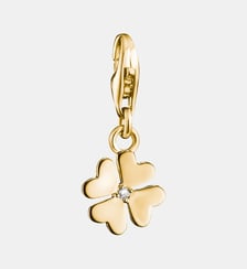 Charm trèfle avec zirconia blanc Thomas Sabo