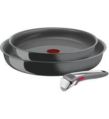 Lot de 2 poêles Ø24/28 cm - 3 pièces Tefal
