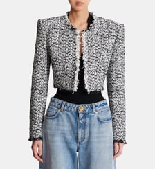 Veste courte en tweed Balmain