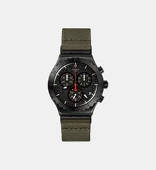 Montre New irony chrono Noir YVB416 Swatch