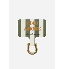 Adaptateur universel chaîne de téléphone avec attache ciao amore kaki La Coque Française