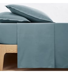 Drap plat uni en percale de coton bio Scenario La Redoute Interieurs