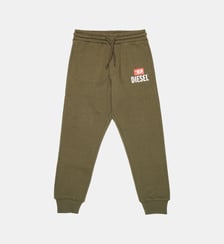 Pantalon en molleton avec logo Diesel Kids