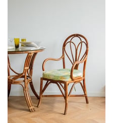 Grand fauteuil en rotin Ernest N°733- Produit chiné Debongout