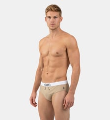 Slip De Bain À Ceinture Contrastée Ron Dorff