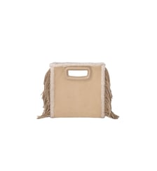 Sac M en suède et effet fourrure Maje
