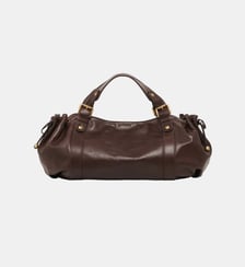 Sac à main en cuir effet froissé - 24H Gerard Darel