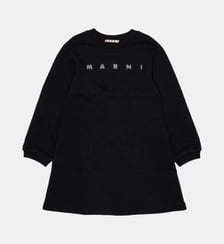 Robe en molleton avec logo Marni