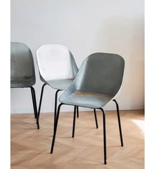Paire de chaises en métal Alma N°770- Produit chiné Debongout