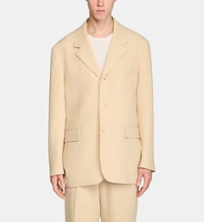 Veste de costume oversize en lin Sandro