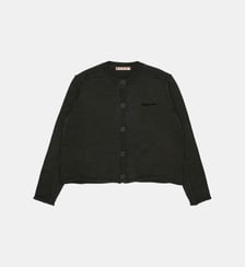 Cardigan en maille avec logo Marni