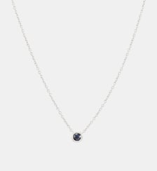 Collier argent 925 serti d'une pierre de Saphir Balaboosté