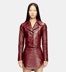 Veste ajustée en tissu enduit Diesel