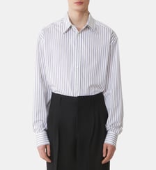 Chemise Ample En Popeline De Coton À Rayures Lanvin