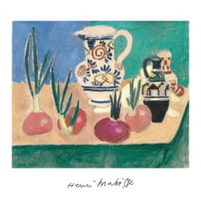 Poster Henri Matisse - Kitchen table Poster & Frame