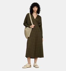 Robe japonaise à manches à carreaux Adolfo Dominguez