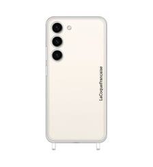 Coque de téléphone transparente anti-choc avec anneaux pour Galaxy S23 La Coque Française