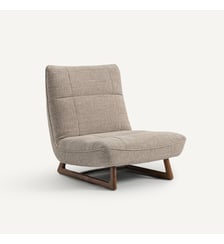 Fauteuil version noyer et texturé chiné AM.PM
