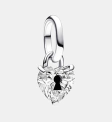 Mini Charm Pendant Cœur Serrure Pandora