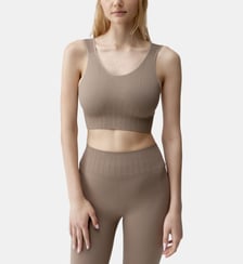 Brassière de sport femme Annapurna maintien moyen bretelles Born Living Yoga