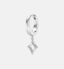 Boucle d'oreille créole Précieuse argent Nebuleuse Bijoux