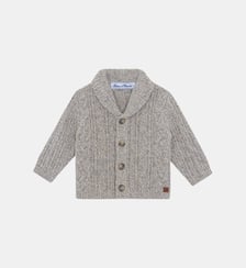 Cardigan - Moka laine maille torsadée Tartine Et Chocolat