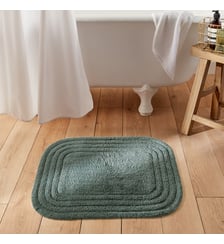 Tapis de bain coton recyclé tufté La Redoute Interieurs