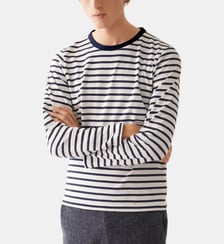 Marinière rayée bleue Le Slip Francais