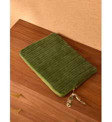 Pochette ordinateur en velours Cyrillus