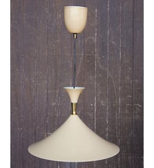 Suspension vintage design nougat Sonia N°285- Produit chiné Debongout