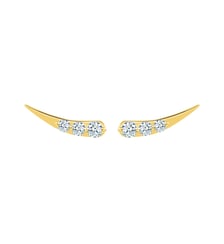 Puces STARDUST - 6 diamants, poids total 0,65ct approx.  - Or jaune 750‰ La Brune & La Blonde