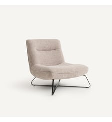 Fauteuil en tissu texturé chiné AM.PM