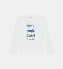 T-shirt - Moutarde coton imprimé Tartine Et Chocolat