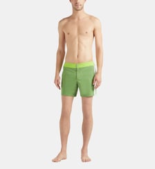 Maillot de bain court stretch ceinture plate color Block Vilebrequin